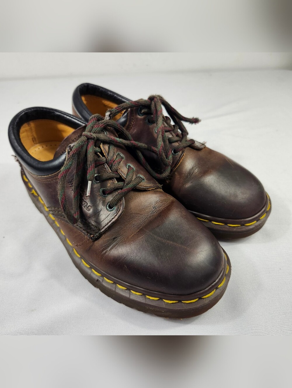 Dr. Marten's Womens Size 5 M Brown Leather Lace-Up Casual Oxfords Shoes